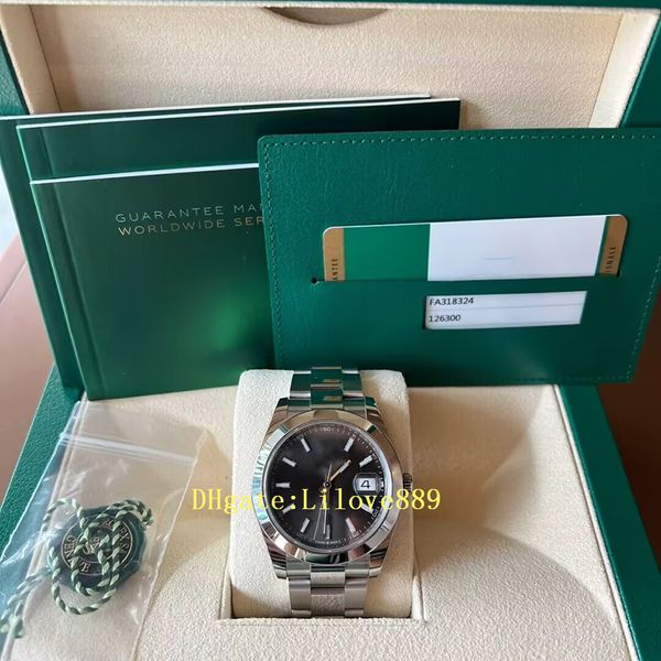 2023 qc check dj factory men watch 126300 wristwatch 41mm 2813 automatic mechanical men's watches waterproof wristwatches 904l stainles, Slivery;brown
2023 qc check dj factory men watch 126300 wristwatch 41mm 2813 automatic mechanical men's watches waterproof wristwatches 904l stainles, Slivery;brown