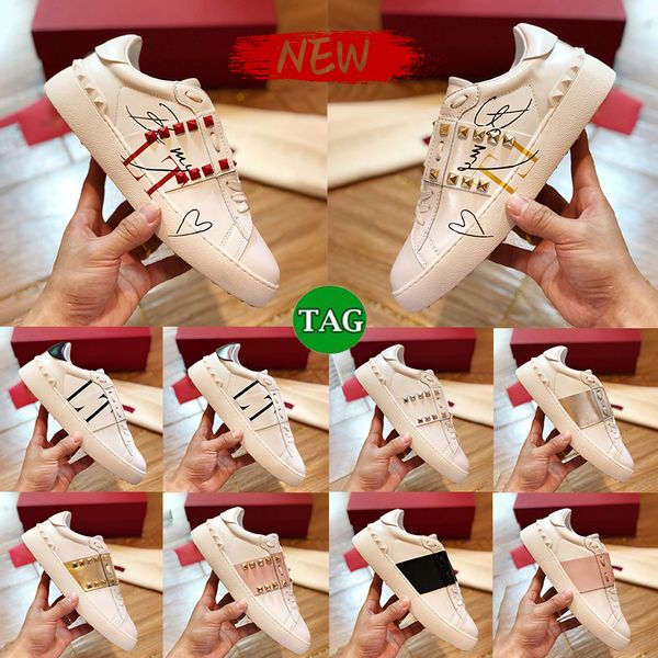 designer casual shoe open untitled studs sneaker mens luxury be my red studs black heel silver white pink leather shoe men women flat band m
designer casual shoe open untitled studs sneaker mens luxury be my red studs black heel silver white pink leather shoe men women flat band m