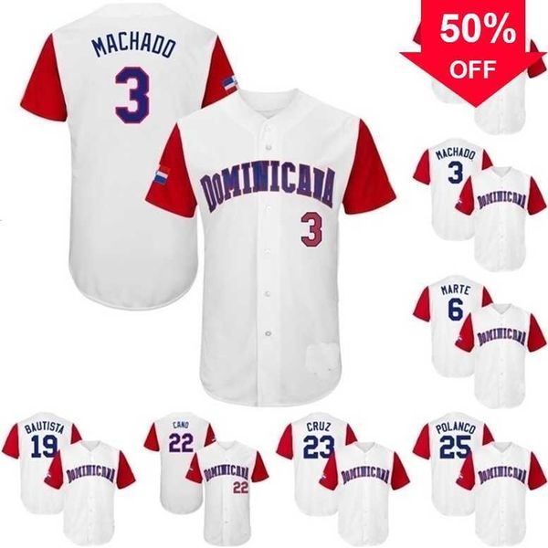xflsp glnmit 2017 dominican republic world baseball classic wbc jersey 3 manny machado 6 starling marte 19 jose bautista 22 robinson cano 23, Black
xflsp glnmit 2017 dominican republic world baseball classic wbc jersey 3 manny machado 6 starling marte 19 jose bautista 22 robinson cano 23, Black