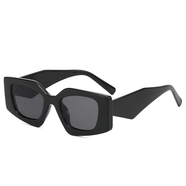

Designer Retro Cat Eye Polarized Square Sunglasses Eyewear for Mens Womens Luxury Sun Glasses UV400 Anti-reflection Large Full Frame Summer Sports Beach Black Gray