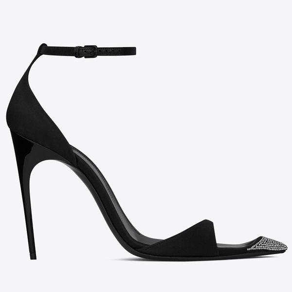 rhinestone summer sandals women pointed toe stiletto high heels women party dress shoes women sandalias de las mujeres, Black
rhinestone summer sandals women pointed toe stiletto high heels women party dress shoes women sandalias de las mujeres, Black
