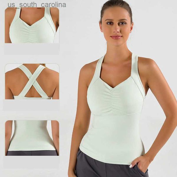 camis plus size s-2xl women yoga vest elastic breathable quick-dry gym vest with removable bra fitness running training sport tank l230522, White
camis plus size s-2xl women yoga vest elastic breathable quick-dry gym vest with removable bra fitness running training sport tank l230522, White