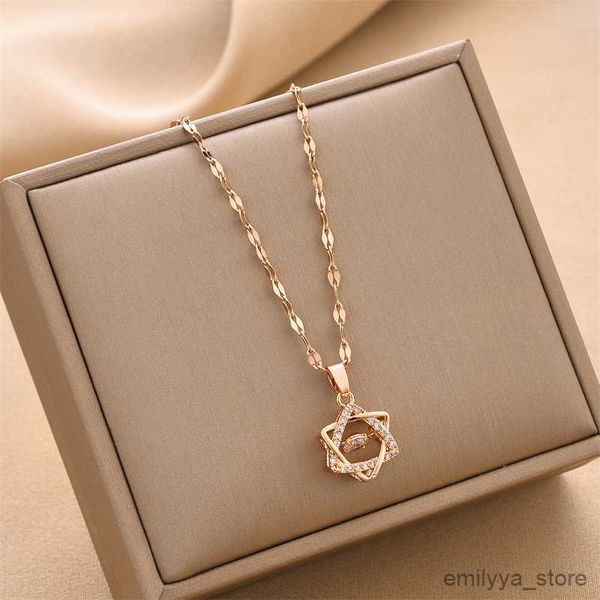 pendant necklaces new trendy six-pointed love choker necklace for women beating heart pendant stainless steel necklaces couple jewelry, Silver
pendant necklaces new trendy six-pointed love choker necklace for women beating heart pendant stainless steel necklaces couple jewelry, Silver