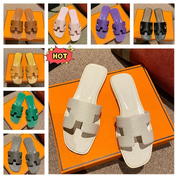 genuine designer h slippers leather same style for women's summer brown pink black leisure vacation beach slippers 2023 spring flat sho
genuine designer h slippers leather same style for women's summer brown pink black leisure vacation beach slippers 2023 spring flat sho
