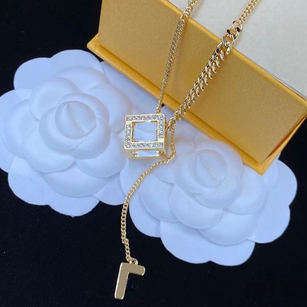 2023pendant necklace jewelry shiny pendant-, Silver