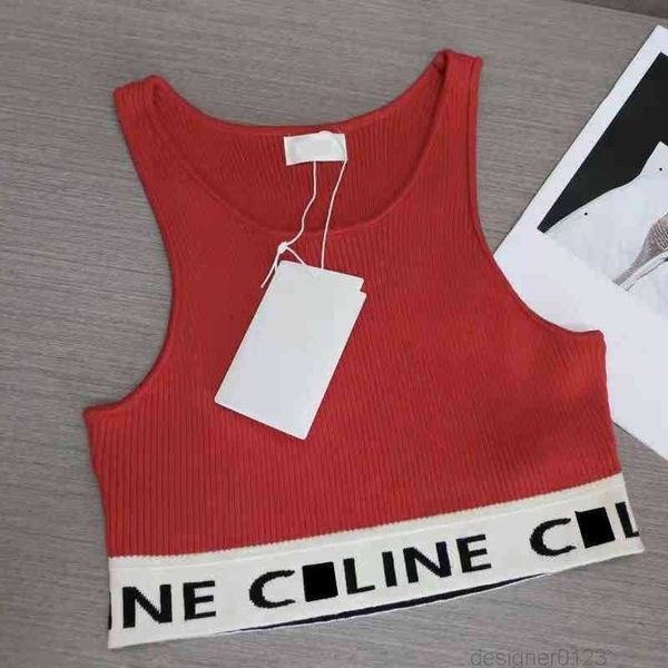 2023 luxury designer women's tees tanks camis spring and summer elastic sports leisure bottoming vest stripe black gray apricot, White
2023 luxury designer women's tees tanks camis spring and summer elastic sports leisure bottoming vest stripe black gray apricot, White