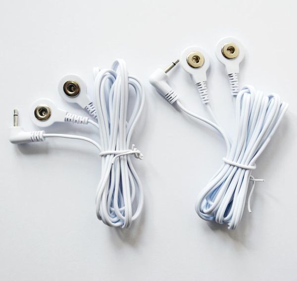 tens replacement lead wires two snap connectors 25mm minijack 35mm snap style3109977
tens replacement lead wires two snap connectors 25mm minijack 35mm snap style3109977