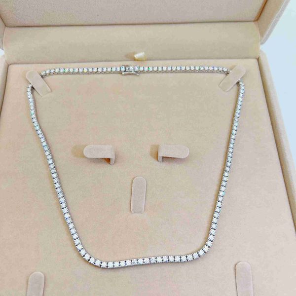 vvs moissanite tennis choker chain iced out hip hop women men moissanite tennis necklace, Silver
vvs moissanite tennis choker chain iced out hip hop women men moissanite tennis necklace, Silver