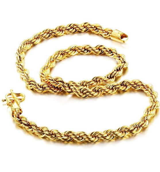 fashion 18k gold plated twrist rope chain necklace gold tone hip hop mens jewelry gift5416076, Silver
fashion 18k gold plated twrist rope chain necklace gold tone hip hop mens jewelry gift5416076, Silver
