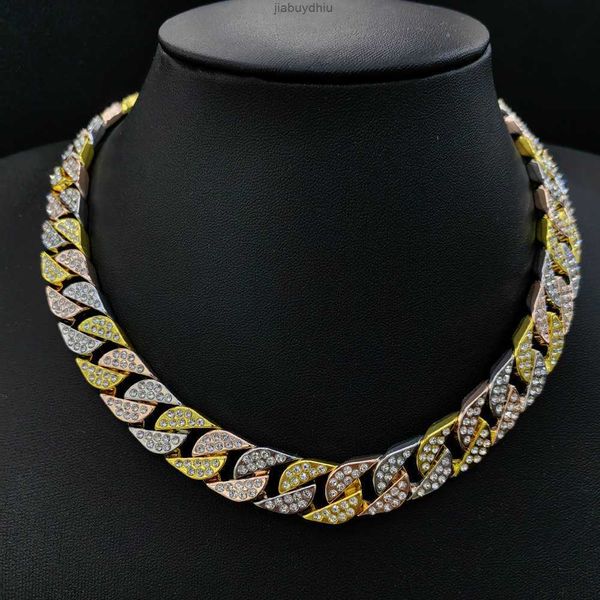 drop shipping men's hip hop crystal necklace miami cuban link chain iced out cadena cubana de miami, Silver
drop shipping men's hip hop crystal necklace miami cuban link chain iced out cadena cubana de miami, Silver
