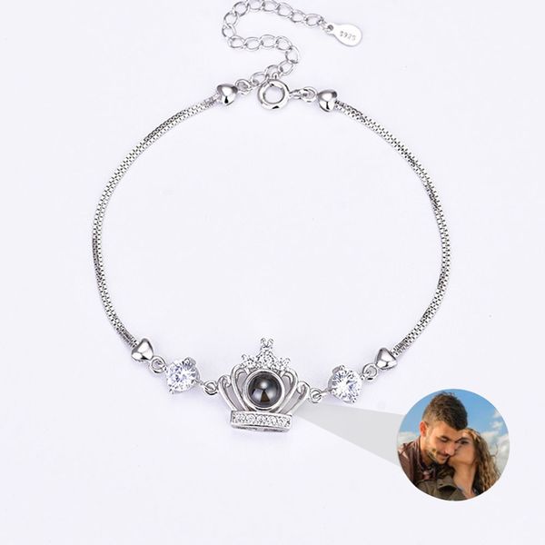 personalized crown 925 sterling silver projection bracelet custom picture women bracelet birthday gifts for lover family souvenir couple bra, Golden;silver
personalized crown 925 sterling silver projection bracelet custom picture women bracelet birthday gifts for lover family souvenir couple bra, Golden;silver