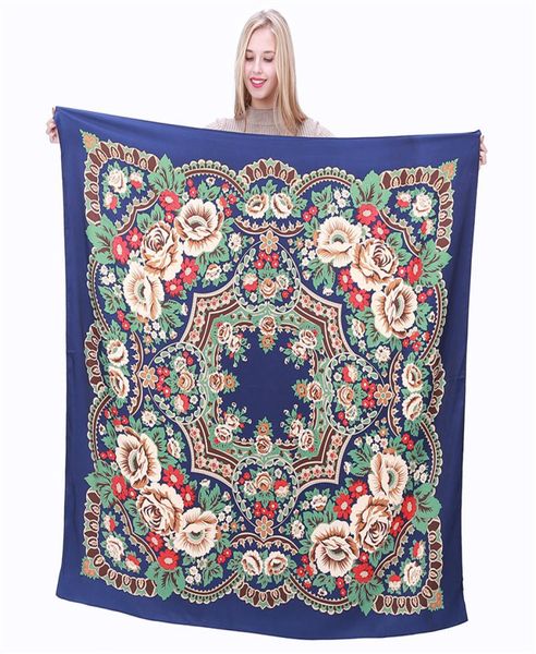 new twill silk scarf women bohemia floral print square scarves fashion wraps female foulard large hijab shawl neckerchief 130cm131157997, Blue;gray
new twill silk scarf women bohemia floral print square scarves fashion wraps female foulard large hijab shawl neckerchief 130cm131157997, Blue;gray