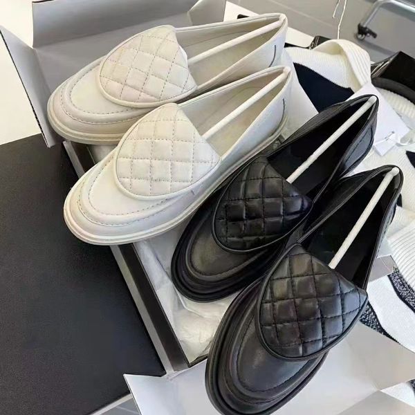 dress shoes quilted loafers 100% real leather women loafers moccasin flat shoes lambskin quilted with gold hardware luxury designer platform, Black
dress shoes quilted loafers 100% real leather women loafers moccasin flat shoes lambskin quilted with gold hardware luxury designer platform, Black