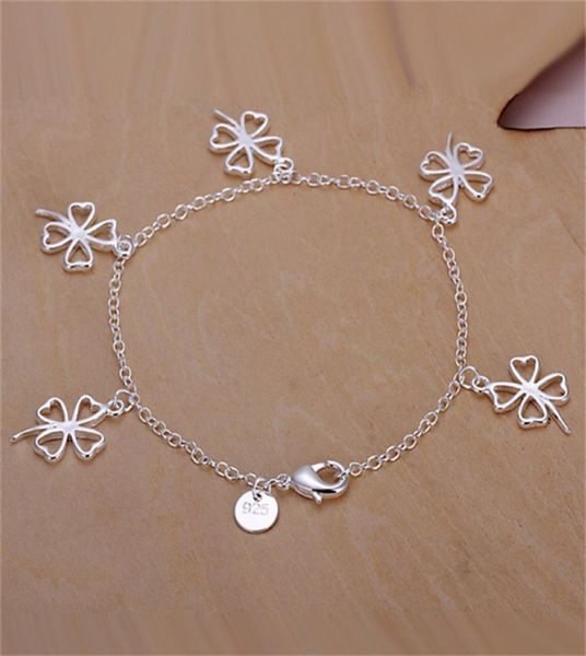 10pcslot whole 925 sterling silver plated hanging empty clover bracelet lknspch1851707404, Black
10pcslot whole 925 sterling silver plated hanging empty clover bracelet lknspch1851707404, Black