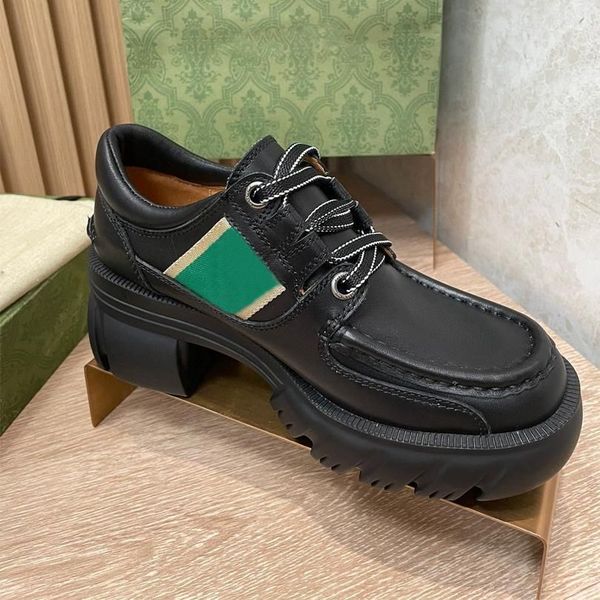 designer dress shoes fashion lady running lace-up casual sneaker 100% leather loafers women shoe thick bottom trainers platform neakers larg, Black
designer dress shoes fashion lady running lace-up casual sneaker 100% leather loafers women shoe thick bottom trainers platform neakers larg, Black