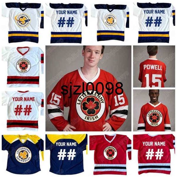 sj98 customized irish letterkenny 74 jonesy 69 shoresy 68 reilly 15 powell ice hockey jersey red navy blue white double stitched name number, Black
sj98 customized irish letterkenny 74 jonesy 69 shoresy 68 reilly 15 powell ice hockey jersey red navy blue white double stitched name number, Black