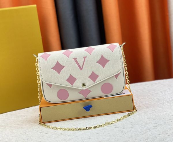 designer womens shoulder bag luxury pochette felicie handbags embossed flowers letter empreinte leather chain evening bags ladies mini fashi
designer womens shoulder bag luxury pochette felicie handbags embossed flowers letter empreinte leather chain evening bags ladies mini fashi
