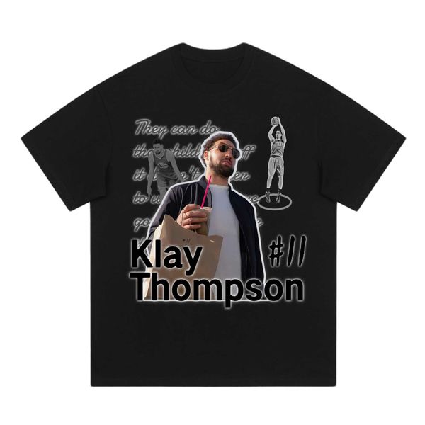 thompson cotton short t-shirt high street loose basketball commemorative men's t-shirt, White;black
thompson cotton short t-shirt high street loose basketball commemorative men's t-shirt, White;black