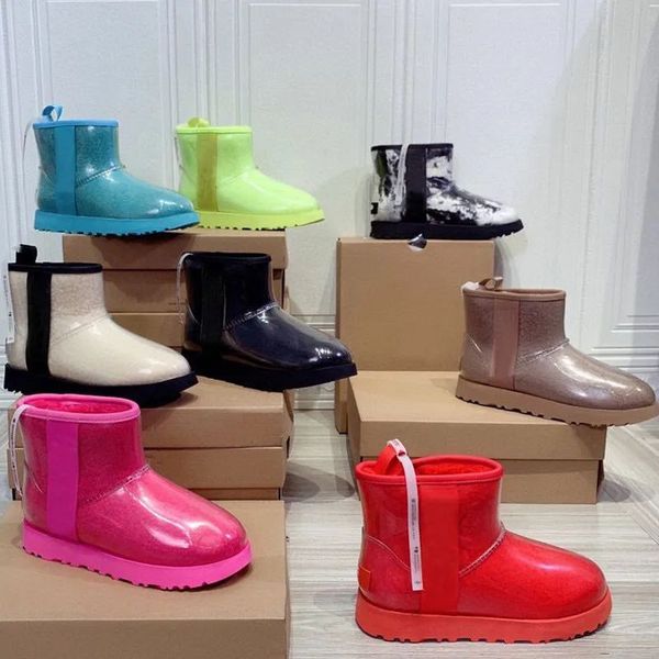 winter wool boots fashion thick bottom film wome alphabet boot platform designer shoe cold resistance and warmth retention woman short boots, Black
winter wool boots fashion thick bottom film wome alphabet boot platform designer shoe cold resistance and warmth retention woman short boots, Black