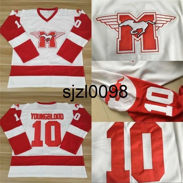 sj98 #10 sutton youngblood movie hamilton mustangs ice hockey jersey mens 100% stitched youngblood hockey jerseys white vintage, Black
sj98 #10 sutton youngblood movie hamilton mustangs ice hockey jersey mens 100% stitched youngblood hockey jerseys white vintage, Black