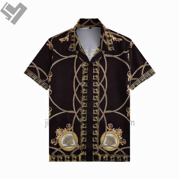 famous brand men's summer hawaii vintage shirts designer print short sleeve turn down collar button up casual blouse shirt jbok, White;black
famous brand men's summer hawaii vintage shirts designer print short sleeve turn down collar button up casual blouse shirt jbok, White;black
