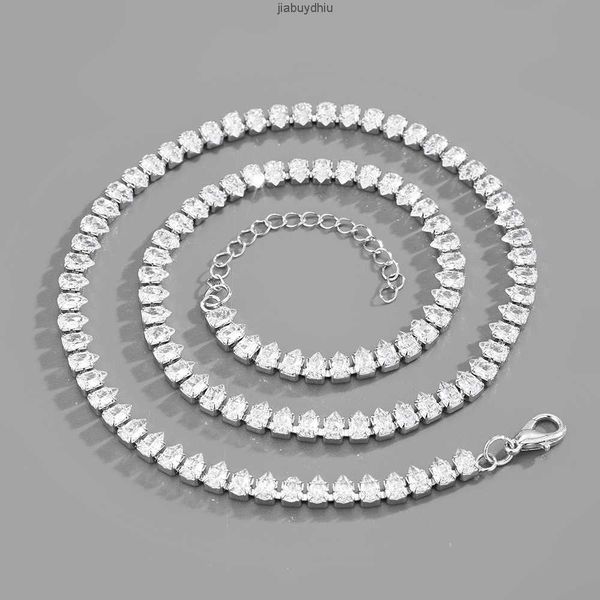 popular single-row zircon ladies necklace shines 20 inches hip-hop miami chokers full paved punk jewelry for men, Silver
popular single-row zircon ladies necklace shines 20 inches hip-hop miami chokers full paved punk jewelry for men, Silver
