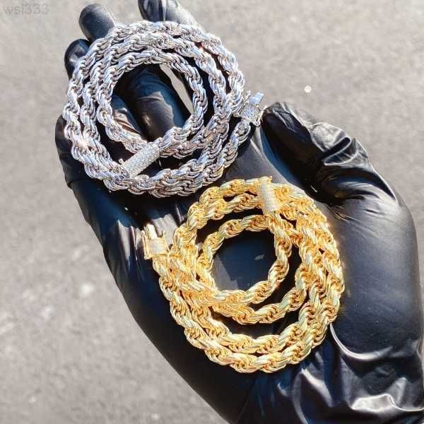 925 sterling silver vermeil vvs diamond necklaces 6mm rope chain with iced out clasp deluxe hip hop jewelry for men rapper
925 sterling silver vermeil vvs diamond necklaces 6mm rope chain with iced out clasp deluxe hip hop jewelry for men rapper