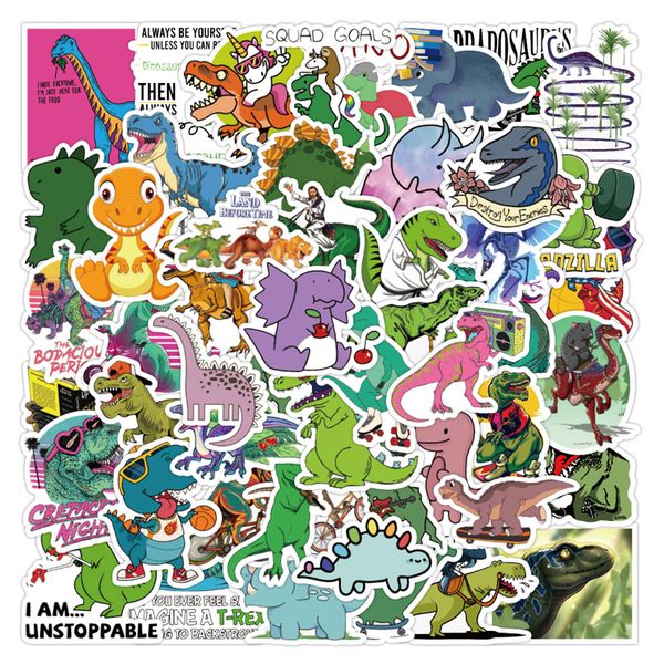 50pcs cartoon dinosaur sticker cute dinosaurs tyrannosaurus graffiti kids toy skateboard car motorcycle bicycle sticker decals wholesale
50pcs cartoon dinosaur sticker cute dinosaurs tyrannosaurus graffiti kids toy skateboard car motorcycle bicycle sticker decals wholesale