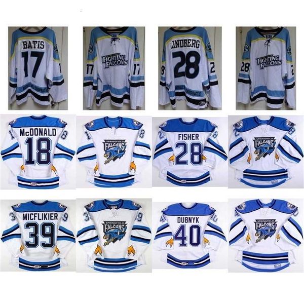 c2604 mitness 2017 ahl springfield falcons 18 colin mcdonald 28 glenn fisher mens womens kids 100% embroidery custom ice hockey jerseys goal, Black 
c2604 mitness 2017 ahl springfield falcons 18 colin mcdonald 28 glenn fisher mens womens kids 100% embroidery custom ice hockey jerseys goal, Black