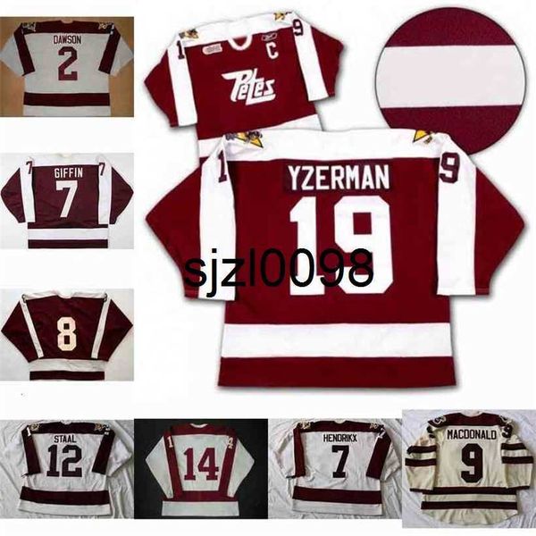 sj98 peterborough petes 2 aaron dawson 19 steve yzerman 9 macdonald 7 hendrikx 14 john druce 12 staal 8 tie domi 7 rob giffin hockey jersey, Black
sj98 peterborough petes 2 aaron dawson 19 steve yzerman 9 macdonald 7 hendrikx 14 john druce 12 staal 8 tie domi 7 rob giffin hockey jersey, Black