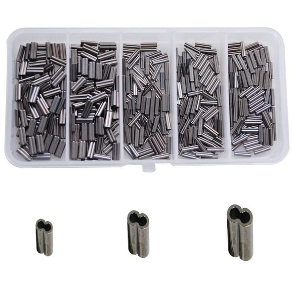100pcsbox300pcsbox 100 brass high strength double barrel crimp sleeves copper tube finish connector kit8507174
100pcsbox300pcsbox 100 brass high strength double barrel crimp sleeves copper tube finish connector kit8507174