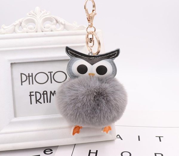 cute pompom owl keychain plush keyring rabbit fur ball pompon fluffy leather cartoon key ring accessories jewelry1561236, Silver
cute pompom owl keychain plush keyring rabbit fur ball pompon fluffy leather cartoon key ring accessories jewelry1561236, Silver