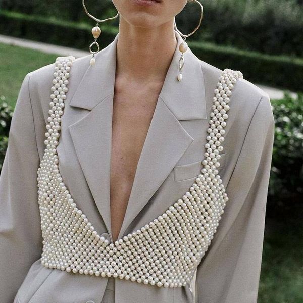 t-shirt women's pearls beaded camisole sling sleeveless crop bra spaghetti strap vest tanks for party clubwear summer 2022, White
t-shirt women's pearls beaded camisole sling sleeveless crop bra spaghetti strap vest tanks for party clubwear summer 2022, White