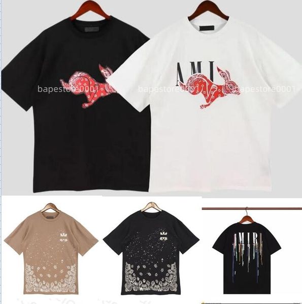 men's and women's short sleeve t-shirt designer t-shirts amirs amirsy summer fashion brand sand fluid letter printed, White;black
men's and women's short sleeve t-shirt designer t-shirts amirs amirsy summer fashion brand sand fluid letter printed, White;black