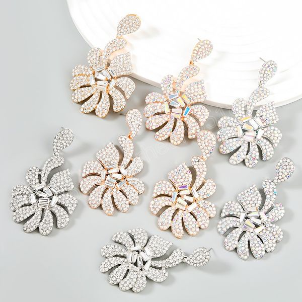 metal rhinestone geometry dangle earrings campus party fashion jewelry women's elegant accessories, Silver
metal rhinestone geometry dangle earrings campus party fashion jewelry women's elegant accessories, Silver