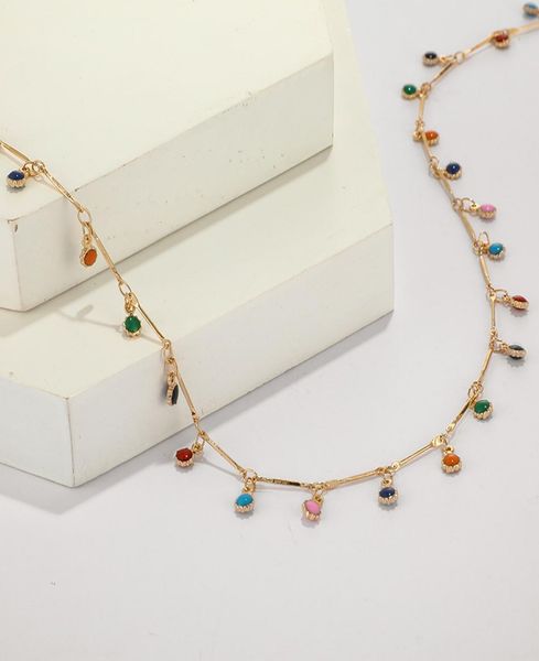 fashion colorful beads pendant necklaces for women chokers chains necklace anklets gold plated jewelry girlfriend gift5582839, Silver
fashion colorful beads pendant necklaces for women chokers chains necklace anklets gold plated jewelry girlfriend gift5582839, Silver