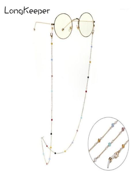 longkeeper crystal beads glasses chain for women fashion lanyard gold metal sunglassses chains strap mask cord eyeglass holder18855583, Silver
longkeeper crystal beads glasses chain for women fashion lanyard gold metal sunglassses chains strap mask cord eyeglass holder18855583, Silver