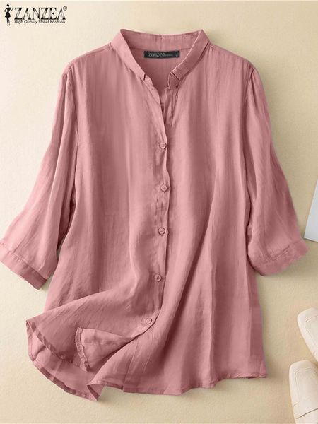 shirts zanzea autumn women 3/4 sleeve solid blouse elegant buttons down shirt female work loose blusas chemise 2023 oversize tunic, White
shirts zanzea autumn women 3/4 sleeve solid blouse elegant buttons down shirt female work loose blusas chemise 2023 oversize tunic, White