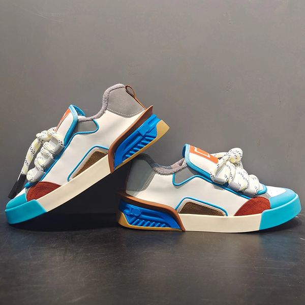 shoes designer luxury brand men's women's calfskin leather upper stitching suit solid color flat low sneakers
shoes designer luxury brand men's women's calfskin leather upper stitching suit solid color flat low sneakers
