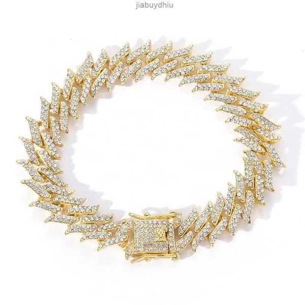 real gold plated zinc alloy and two rows full austrian rhinestone hip hop 19mm bramble cuban bracelet, Silver
real gold plated zinc alloy and two rows full austrian rhinestone hip hop 19mm bramble cuban bracelet, Silver