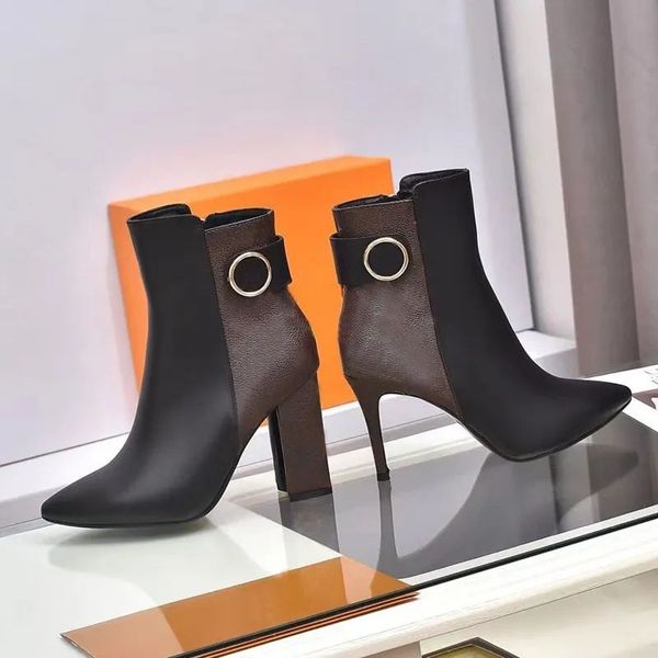 autumn winter heeled heel boots fashion shoes belt buckle designer boot leather alphabetic pointed women shoes lady letter high heels large, Black
autumn winter heeled heel boots fashion shoes belt buckle designer boot leather alphabetic pointed women shoes lady letter high heels large, Black