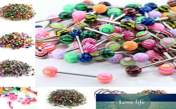 10pcs mixed color ball tongue navel nipple barbells rings nose rings bars body jewelry3764965, Silver
10pcs mixed color ball tongue navel nipple barbells rings nose rings bars body jewelry3764965, Silver