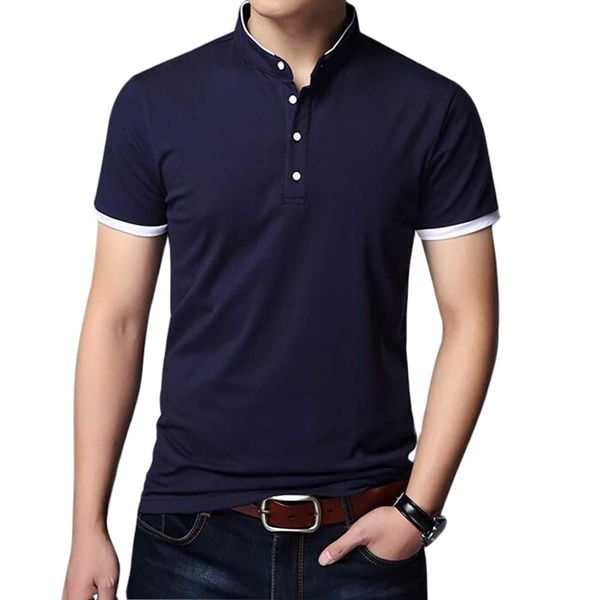 new fashion stand collar t-shirts men's casual summer loose baggy plus size tshirt short sleeve streetwear, White;black
new fashion stand collar t-shirts men's casual summer loose baggy plus size tshirt short sleeve streetwear, White;black