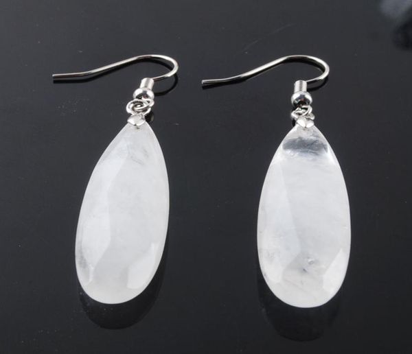 wojiaer white crystal dangle hook earrings reiki natural gem stone beads drop earring vintage faceted polygon for female jewelry r4646352, Silver
wojiaer white crystal dangle hook earrings reiki natural gem stone beads drop earring vintage faceted polygon for female jewelry r4646352, Silver