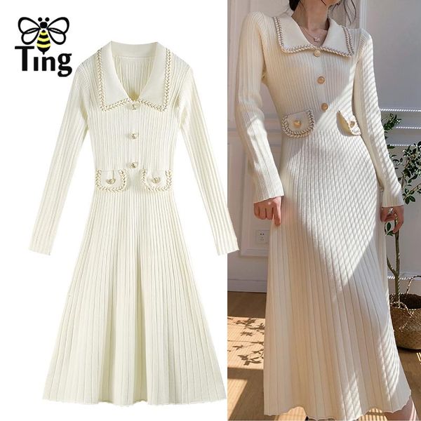 dresses tingfly women fashion winter autumn knitting midi long a line dresses lapel collar button decor knitwear slim vestidos clothings, Black;gray
dresses tingfly women fashion winter autumn knitting midi long a line dresses lapel collar button decor knitwear slim vestidos clothings, Black;gray