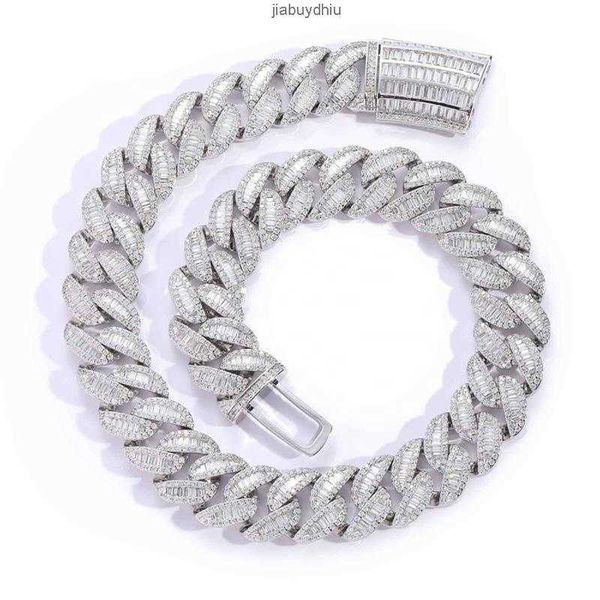 new style hip hop jewelry brass and zircon 20mm width big miami cuban chain necklace for men, Silver
new style hip hop jewelry brass and zircon 20mm width big miami cuban chain necklace for men, Silver