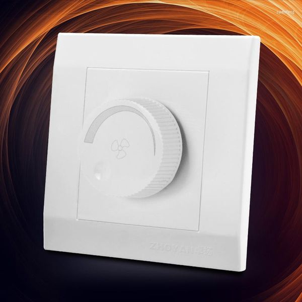 Image of Smart Home Control High Quality Stepless Speed Regulating Switch Of Fan Governor Wall Brightness Voltage Adjust Speeder