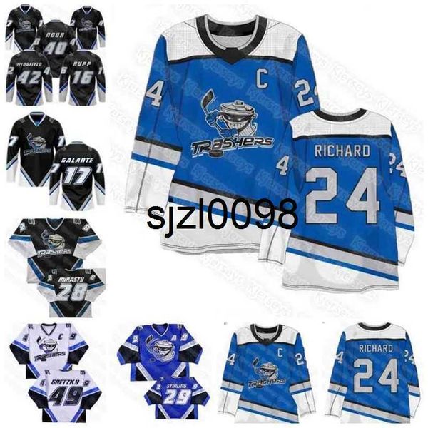 sj98 ceodanbury trashers jersey 49 brent gretzky galante brad wingfield rumun ndur luke sellars regan kelly mike rupp scott stirling jon mir, Black
sj98 ceodanbury trashers jersey 49 brent gretzky galante brad wingfield rumun ndur luke sellars regan kelly mike rupp scott stirling jon mir, Black