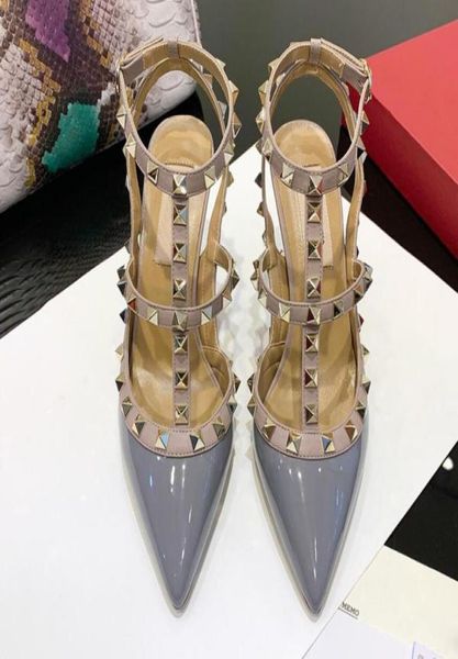 new fashio women high heels sandals wedding shoes patent leather rivets sandals women studded strappy dress shoes v high heel shoe8912183, Black
new fashio women high heels sandals wedding shoes patent leather rivets sandals women studded strappy dress shoes v high heel shoe8912183, Black