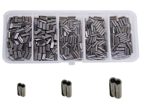 100pcsbox300pcsbox 100 brass high strength double barrel crimp sleeves copper tube finish connector kit9500073
100pcsbox300pcsbox 100 brass high strength double barrel crimp sleeves copper tube finish connector kit9500073